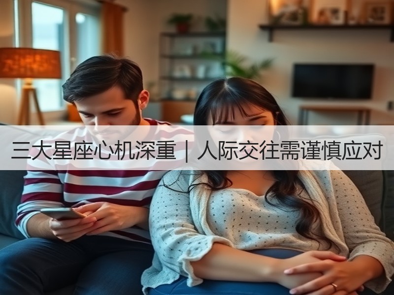 三大星座心机深重｜人际交往需谨慎应对