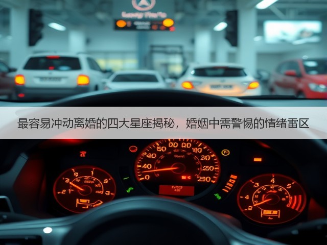 最容易冲动离婚的四大星座揭秘，婚姻中需警惕的情绪雷区(图2)