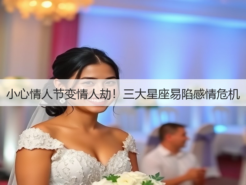 小心情人节变情人劫！三大星座易陷感情危机