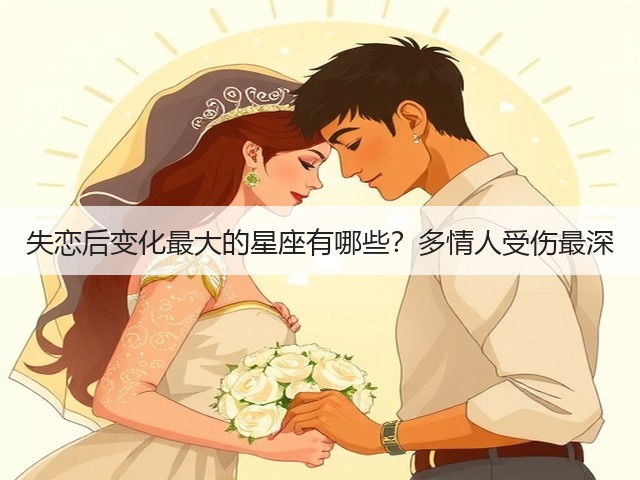 失恋后变化最大的星座有哪些？多情人受伤最深(图3)
