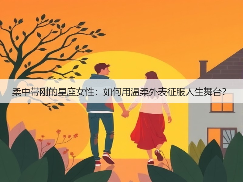 柔中带刚的星座女性：如何用温柔外表征服人生舞台？
