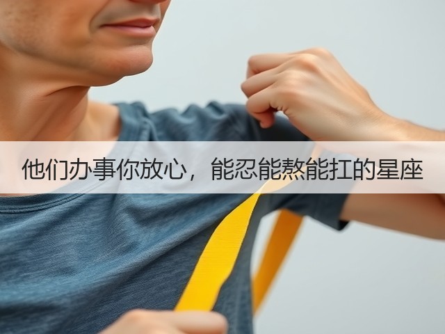 他们办事你放心,能忍能熬能扛的星座(图3) 他们办事你放心,能忍能熬能扛的星座(图3)