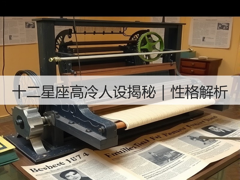 十二星座高冷人设揭秘｜性格解析