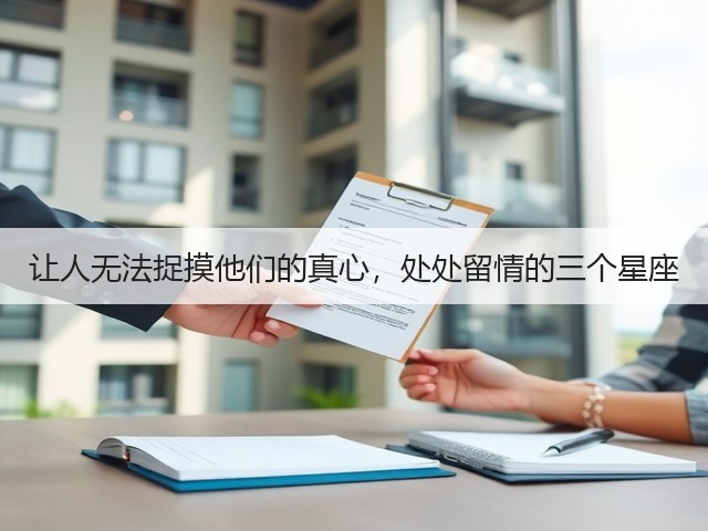让人无法捉摸他们的真心，处处留情的三个星座(图1)