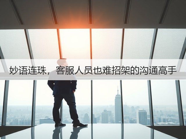 妙语连珠，客服人员也难招架的沟通高手(图1)