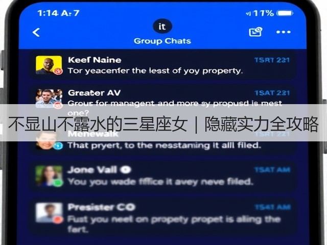 不显山不露水的三星座女|隐藏实力全攻略(图2) 不显山不露水的三星座女|隐藏实力全攻略(图2)