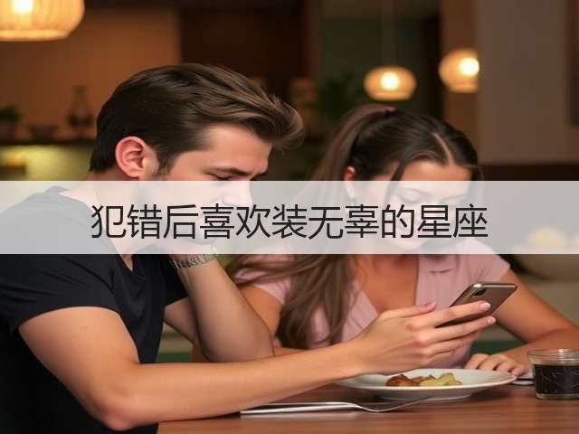 犯错后喜欢装无辜的星座(图2) 犯错后喜欢装无辜的星座(图2)