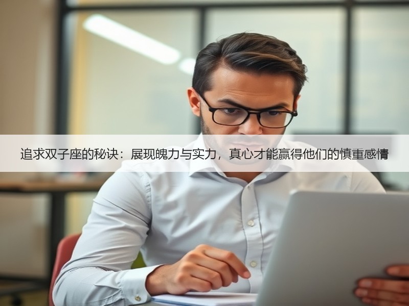 追求双子座的秘诀：展现魄力与实力，真心才能赢得他们的慎重感情
