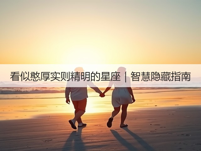 看似憨厚实则精明的星座|智慧隐藏指南(图1) 看似憨厚实则精明的星座|智慧隐藏指南(图1)