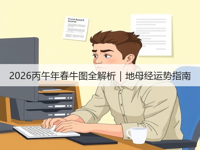 2026丙午年春牛图全解析｜地母经运势指南(图2)