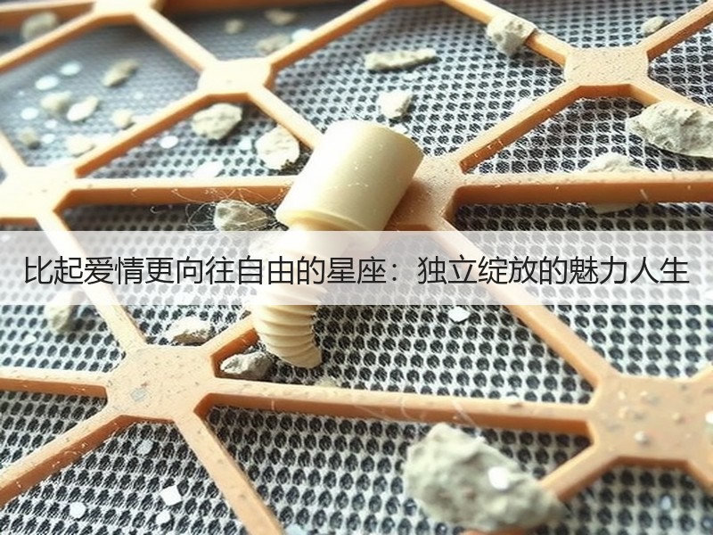 比起爱情更向往自由的星座：独立绽放的魅力人生