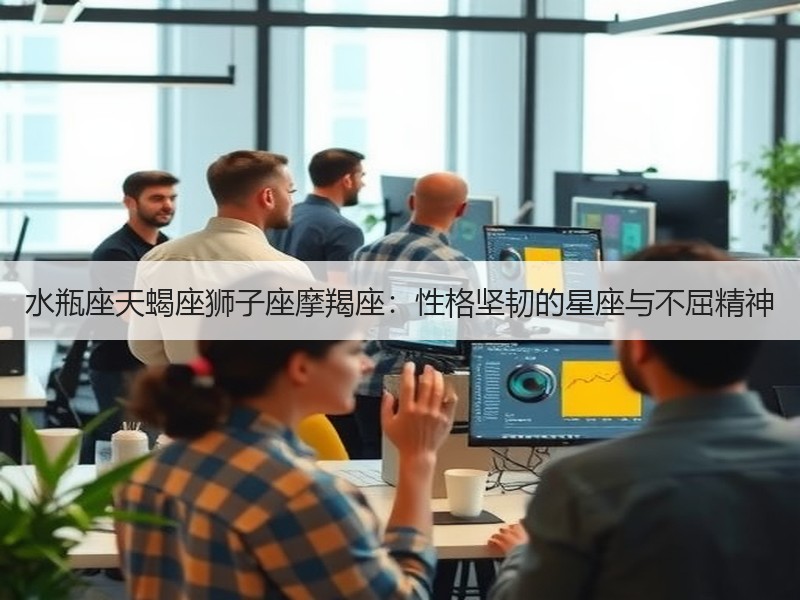 水瓶座天蝎座狮子座摩羯座：性格坚韧的星座与不屈精神