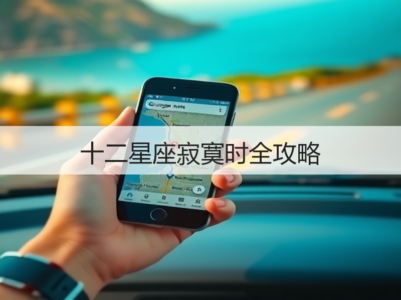 十二星座寂寞时全攻略