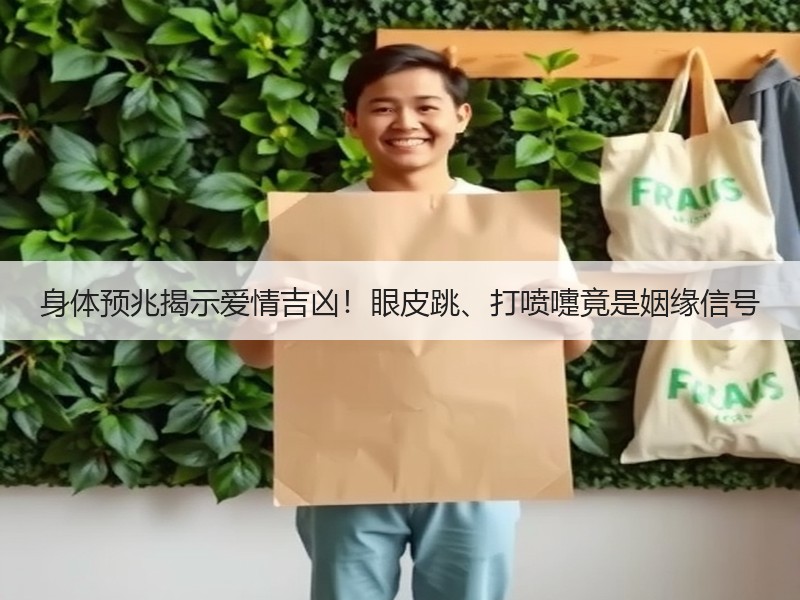 身体预兆揭示爱情吉凶！眼皮跳、打喷嚏竟是姻缘信号