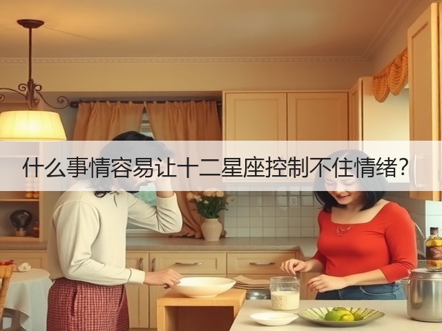 什么事情容易让十二星座控制不住情绪?(图2) 什么事情容易让十二星座控制不住情绪?(图2)
