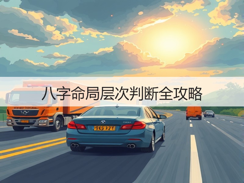 八字命局层次判断全攻略