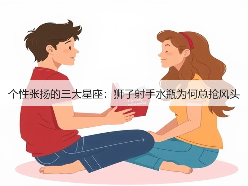 个性张扬的三大星座：狮子射手水瓶为何总抢风头