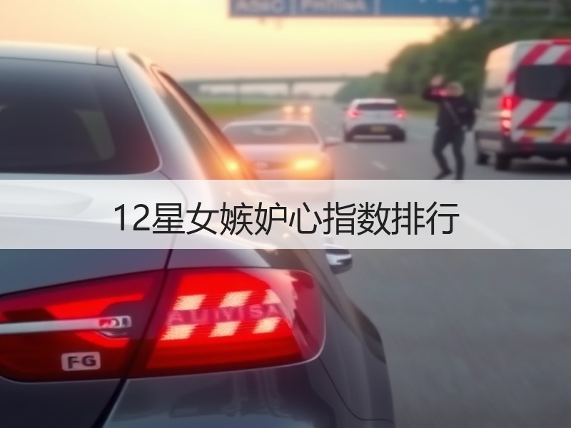 12星女嫉妒心指数排行