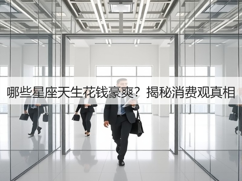 哪些星座天生花钱豪爽？揭秘消费观真相