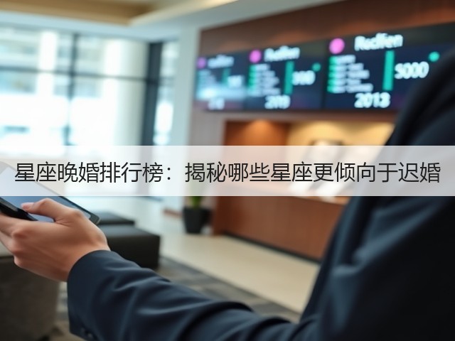 星座晚婚排行榜:揭秘哪些星座更倾向于迟婚(图2) 星座晚婚排行榜:揭秘哪些星座更倾向于迟婚(图2)