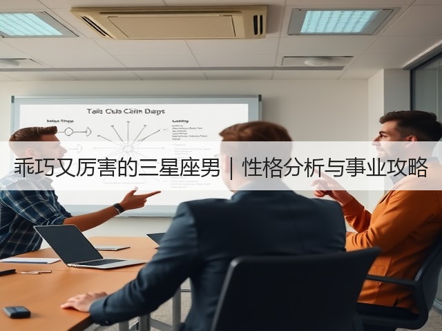 乖巧又厉害的三星座男|性格分析与事业攻略(图1) 乖巧又厉害的三星座男|性格分析与事业攻略(图1)