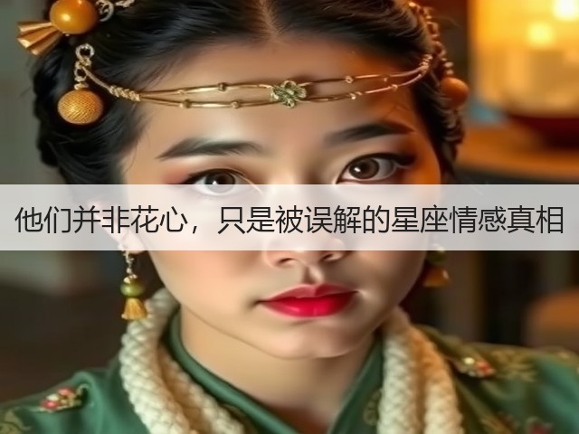 他们并非花心，只是被误解的星座情感真相(图1)