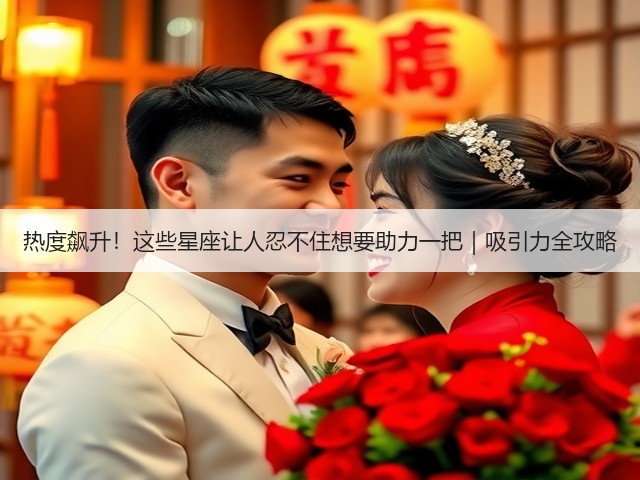 热度飙升!这些星座让人忍不住想要助力一把|吸引力全攻略(图1) 热度飙升!这些星座让人忍不住想要助力一把|吸引力全攻略(图1)