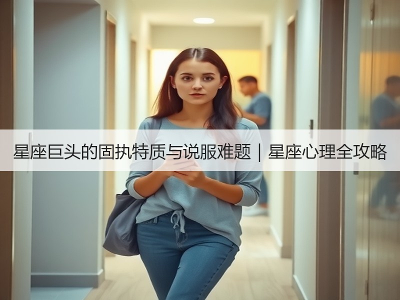 星座巨头的固执特质与说服难题｜星座心理全攻略