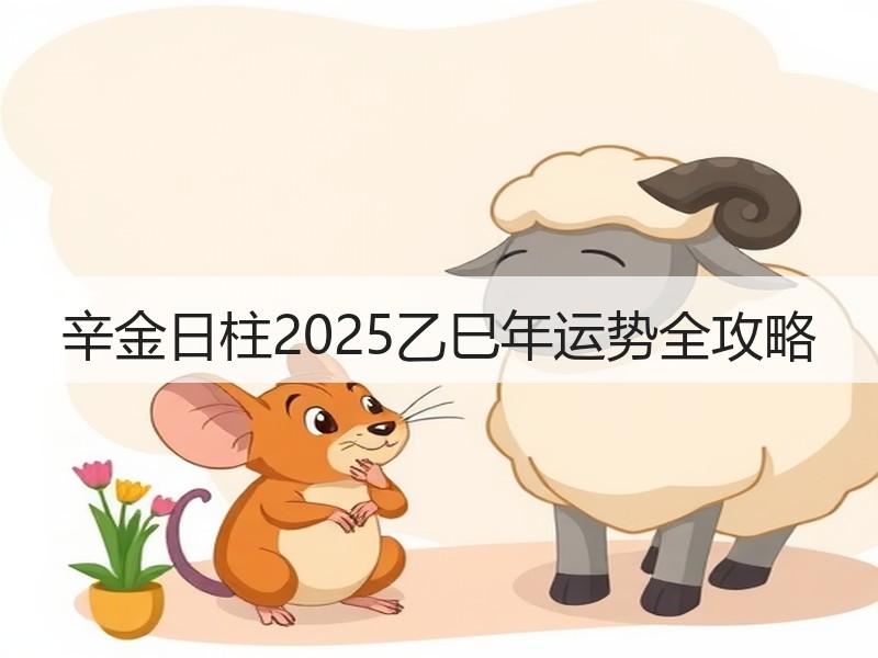 辛金日柱2025乙巳年运势全攻略