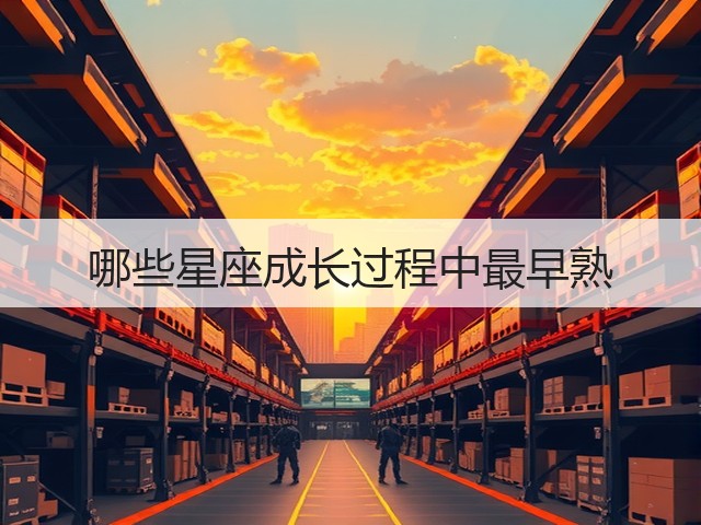 哪些星座成长过程中最早熟(图2) 哪些星座成长过程中最早熟(图2)