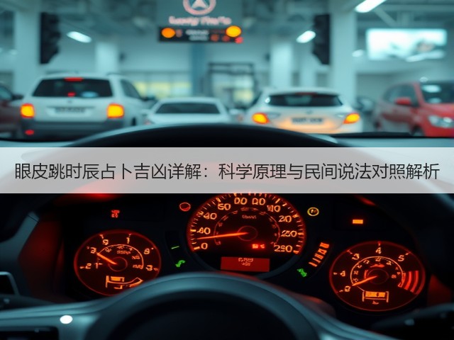 眼皮跳时辰占卜吉凶详解:科学原理与民间说法对照解析(图3) 眼皮跳时辰占卜吉凶详解:科学原理与民间说法对照解析(图3)