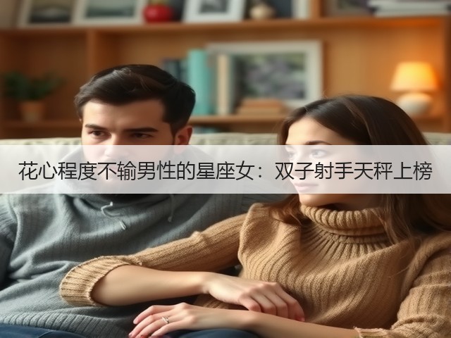 花心程度不输男性的星座女：双子射手天秤上榜(图1)