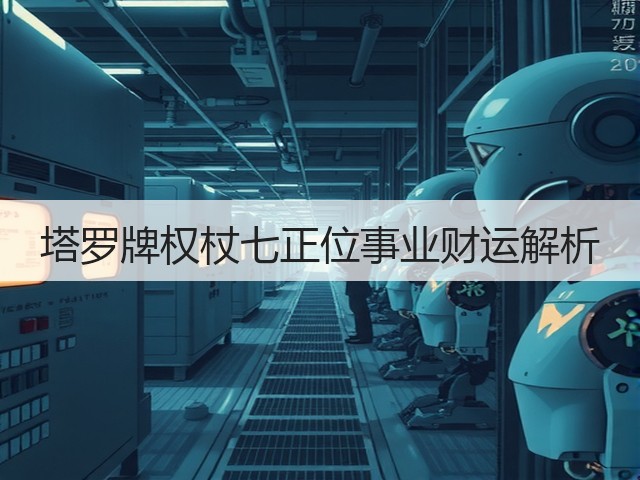 塔罗牌权杖七正位事业财运解析(图1)