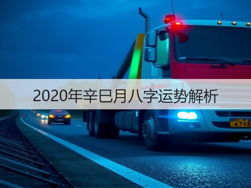 2020年辛巳月八字运势解析