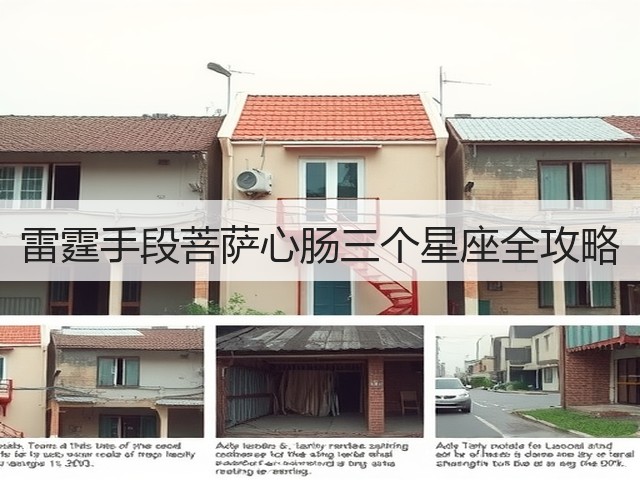 雷霆手段菩萨心肠三个星座全攻略(图1) 雷霆手段菩萨心肠三个星座全攻略(图1)
