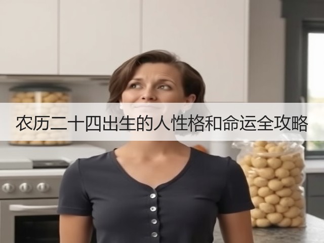 农历二十四出生的人性格和命运全攻略(图3) 农历二十四出生的人性格和命运全攻略(图3)