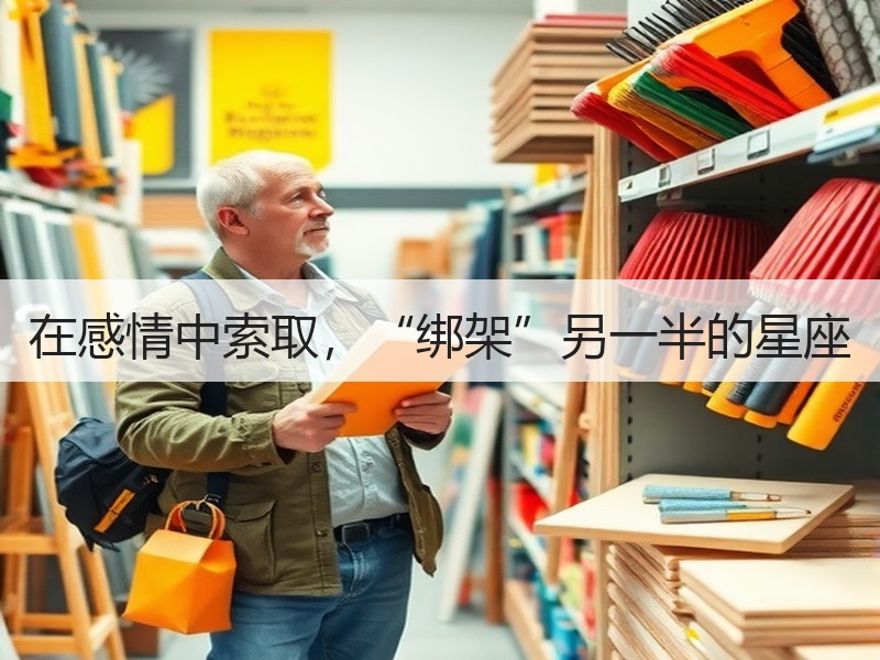 在感情中索取，“绑架”另一半的星座