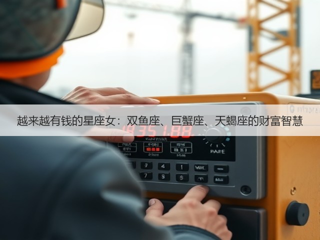 越来越有钱的星座女:双鱼座、巨蟹座、天蝎座的财富智慧(图1) 越来越有钱的星座女:双鱼座、巨蟹座、天蝎座的财富智慧(图1)