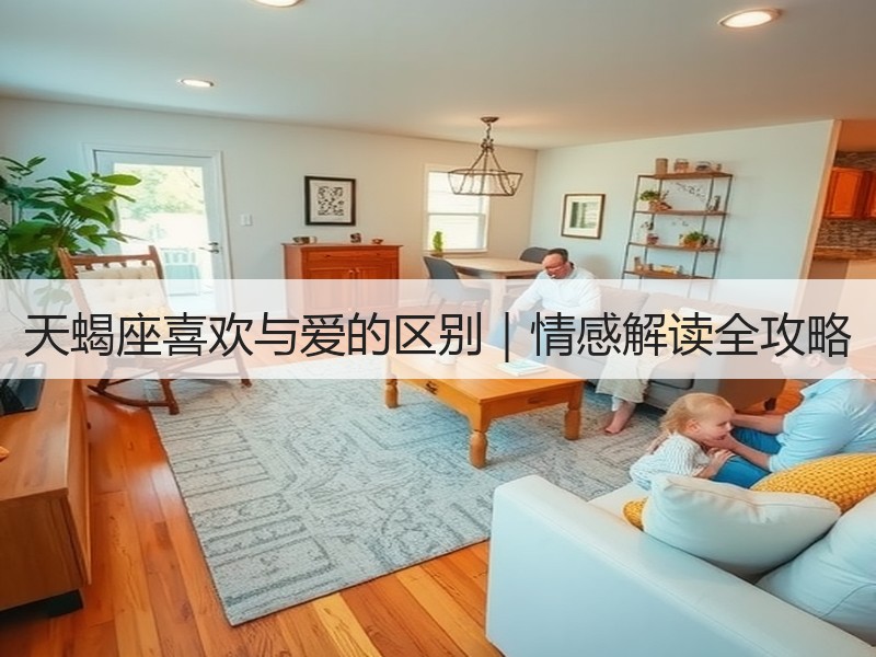 天蝎座喜欢与爱的区别｜情感解读全攻略