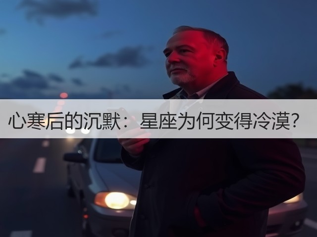 心寒后的沉默:星座为何变得冷漠?(图1) 心寒后的沉默:星座为何变得冷漠?(图1)