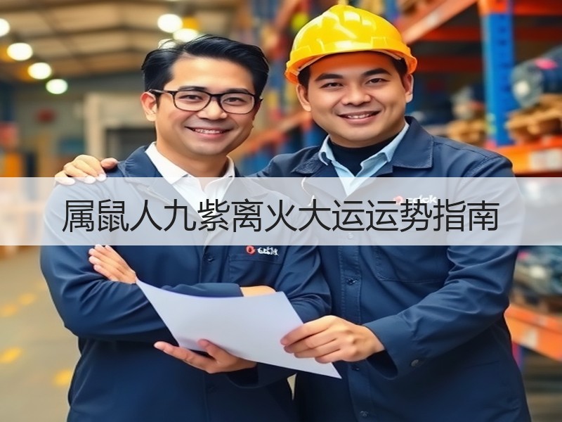 属鼠人九紫离火大运运势指南