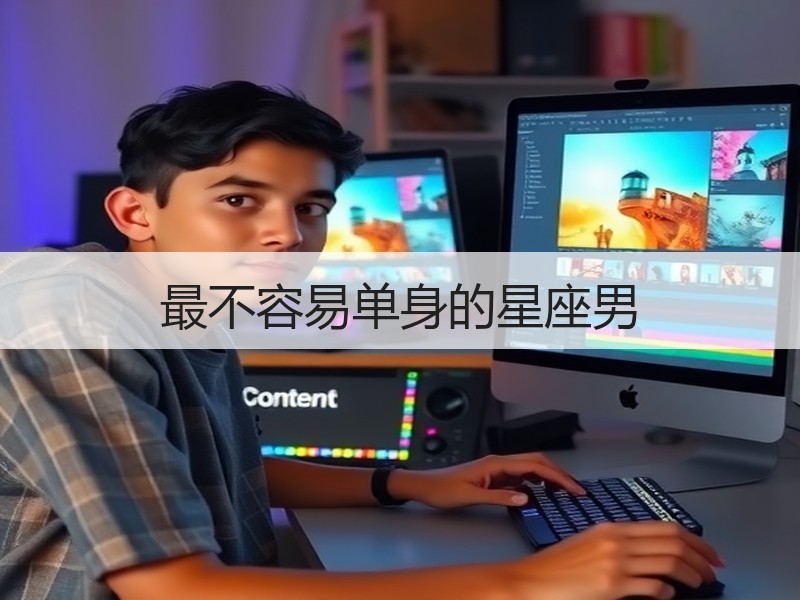最不容易单身的星座男