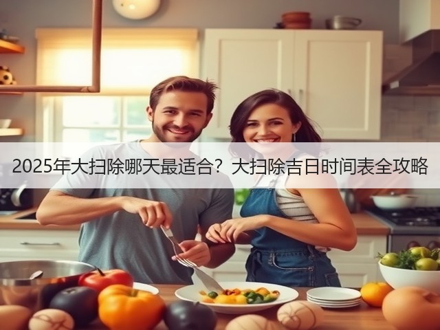 2025年大扫除哪天最适合？大扫除吉日时间表全攻略(图3)