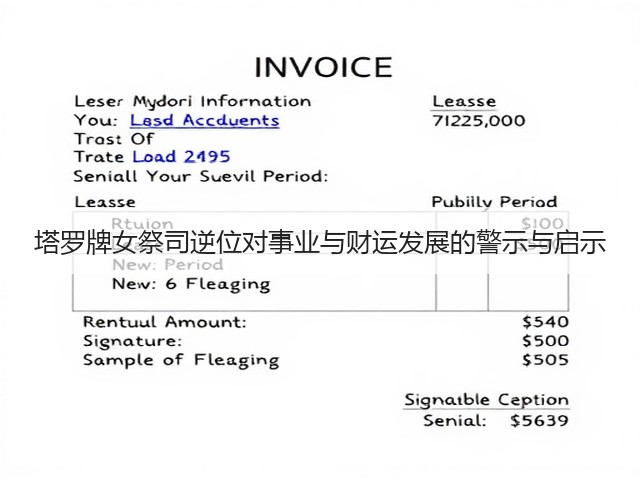 塔罗牌女祭司逆位对事业与财运发展的警示与启示(图2)