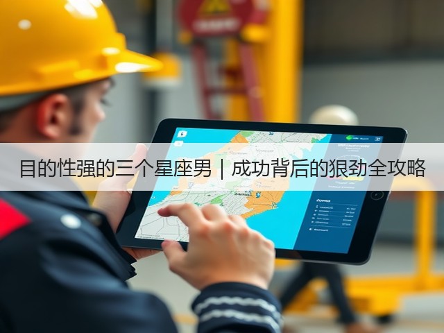 目的性强的三个星座男|成功背后的狠劲全攻略(图1) 目的性强的三个星座男|成功背后的狠劲全攻略(图1)