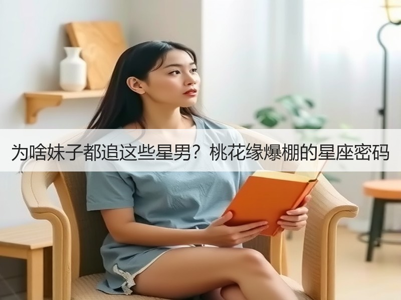 为啥妹子都追这些星男？桃花缘爆棚的星座密码