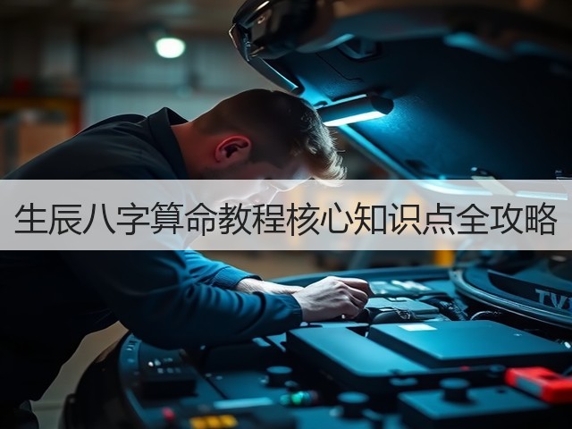 生辰八字算命教程核心知识点全攻略(图3)