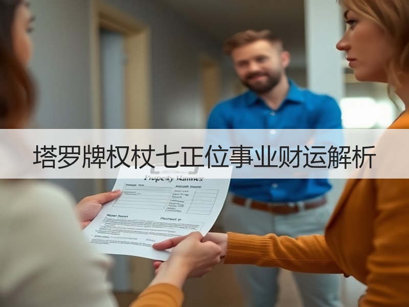 塔罗牌权杖七正位事业财运解析