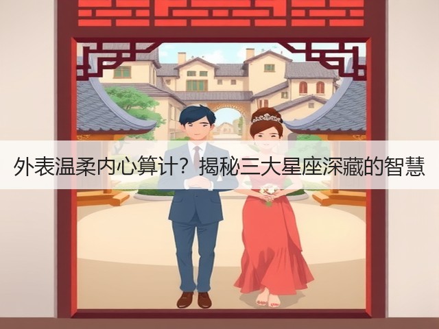 外表温柔内心算计？揭秘三大星座深藏的智慧(图1)