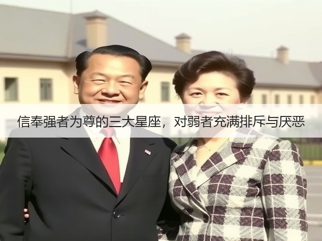 信奉强者为尊的三大星座，对弱者充满排斥与厌恶(图2)